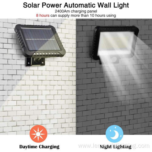 Outdoor Solar Panel Courtyard Motion Sensor Wall Light